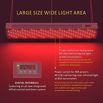 kopen van de het Gehele Lichaams de Infrarode Lichte Therapie van 660nm 850nm Therapie van het de Apparaten1500w Rode licht online vervaardiging