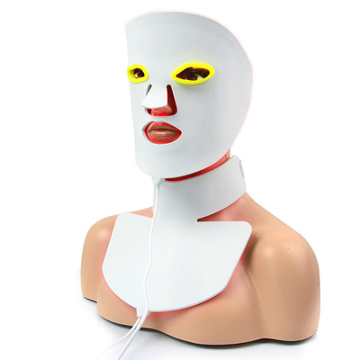 kopen Van de de Hals Rode Geleide Lichte Therapie van het Pdtgezicht van het het Maskersilicone de Huidzorg 7 Kleuren 630nm online vervaardiging