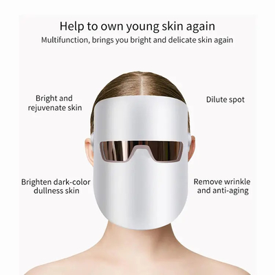 kopen Van het LEIDENE Licht van de de Huidverjonging Therapie Gezichtsmasker Gezichts de Schoonheidsmateriaal online vervaardiging