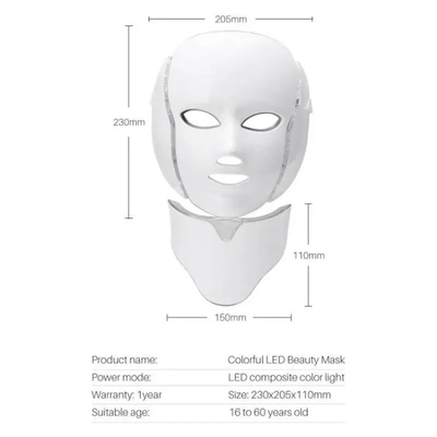 kopen PDT-Foton Lichte LEIDEN Gezichtsmasker Gezichts en de Schoonheidstherapie 7 van de Halshuid Kleuren online vervaardiging