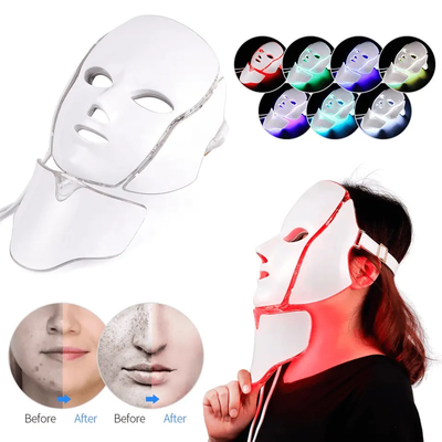 kopen Het anti Verouderen Rode Geleide Lichte Therapie Infrared Mask Face Spa 7 het Masker van het Kleurenfoton online vervaardiging