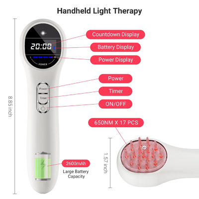 kopen PDT-van de LEIDENE de Lichte Kam Haarhernieuwde groei dichtbij Infrarode Scalp Massager van de Haargroei online vervaardiging