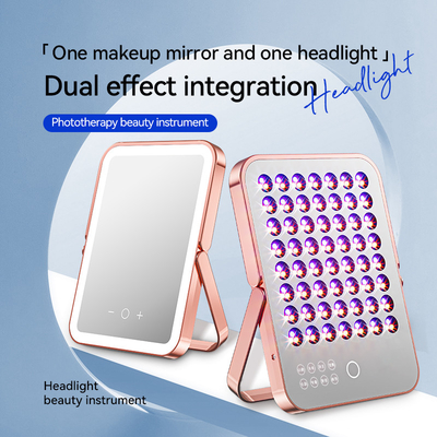 kopen 2 IN 1 Make-up Mirror Gezicht Huidverzorging Rood licht Therapie Panel Apparaat online vervaardiging
