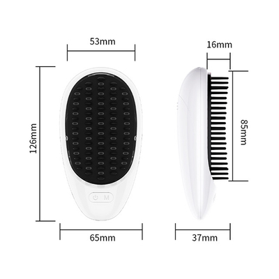 kopen Haarsmooth Kam Elektrische draadloze therapie Rood Blauw LED Haargroei Kam Scalp Massage Anti-Haarverlies online vervaardiging