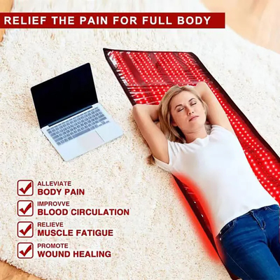 kopen 945pcs LEDS Rood Licht Therapie Pads Yoga Mat Led Infrarood Licht Belt online vervaardiging
