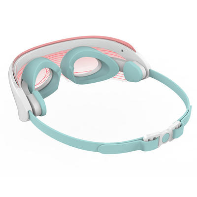 kopen 3 kleuren Rood LED licht Therapie Ogen masker Warme massage SPA Gezicht schoonheid masker online vervaardiging