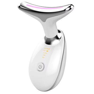 kopen Vibratie Huid Strenger Massager Rimpel Led Licht Therapie Gezicht Nek Schoonheidsinstrument online vervaardiging