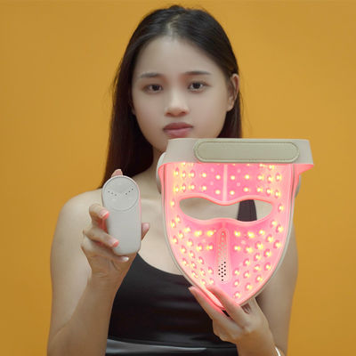 kopen Meergolflengte rood lichttherapie gezichtsmasker   288 LED's (660/460/850/1064nm), draadloos, 3 timerinstellingen, CE/FCC/RoHS gecertificeerd online vervaardiging
