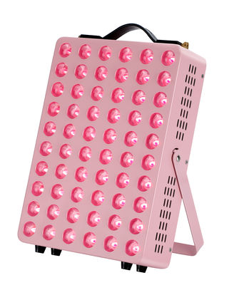 kopen Van de roze 300W-LEIDENE de Lichte Draagbare Comités Therapiemachine 660Nm 850Nm online vervaardiging