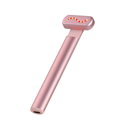 Red Photon Anti-Rimpel Eye Massager Pen Vibratie Verwarming Oogzakken Behandelingsapparaat