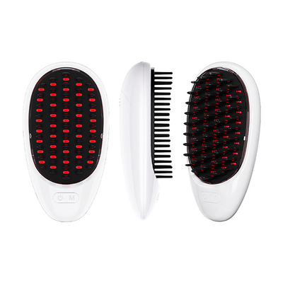 Anti Hair Loss Massage Comb Electric Cordless Light Therapy Rood Blauw LED Haargroei Kam Scalp Massager
