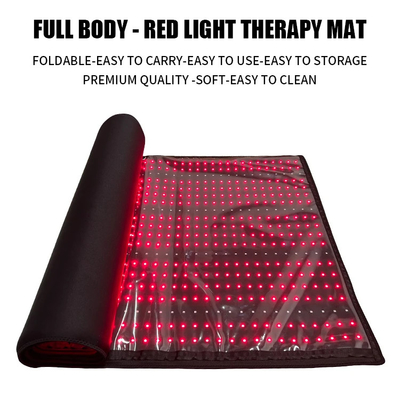 Gewichtsverlies Rood licht therapie Pad Bijna infrarood Rood Led Gordel Voor Yoga Matten