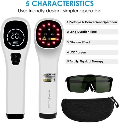 Low Level Laser Cold Handheld Laser Therapy Machine Fysieke apparatuur voor pijnverlichting