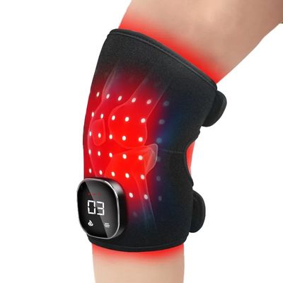 Draadloze oplaadbare regelaar Rood licht therapie Vibratie massage Kniebeugel voor gewrichts- / elleboog- / schouderpijnverlichting