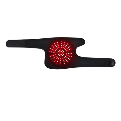 Verwarmd rood licht therapie beugel voor knie en gewrichten 660nm/850nm infrarood met trillingsmassage, draadloze controller voor pijn en ontsteking