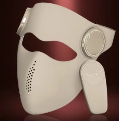 4-golflengte LED-gezichtsmasker 3D-ontwerp, 288 LED's (660nm, 460nm, 850nm, 1064nm), dubbele modi, huidverzorgingslichttherapie, CE / FCC / RoHS