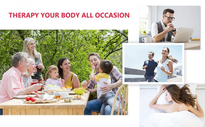Gewichtsverlies Rood licht therapie Pad Bijna infrarood Rood Led Gordel Voor Yoga Matten 4